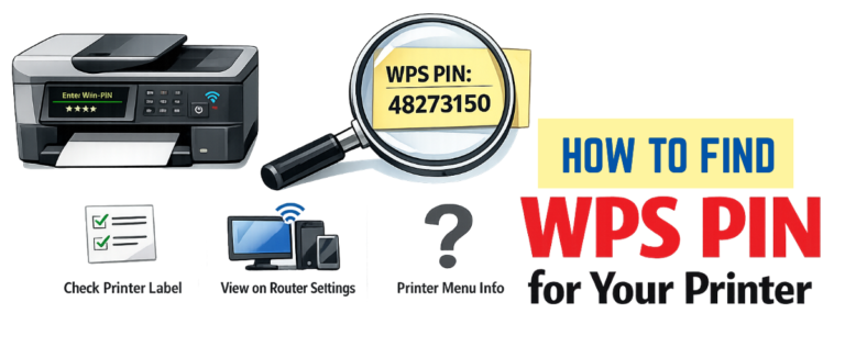 WPS PIN on HP printer