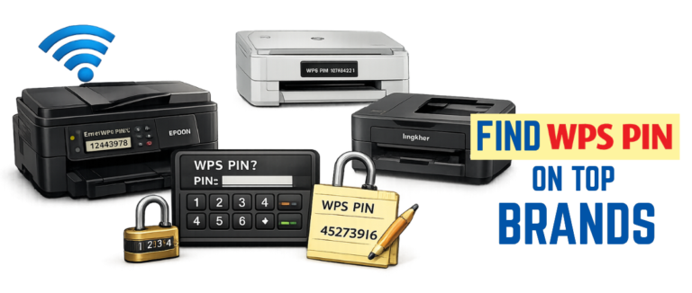 how to find wps pin for printer