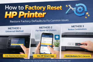 Factory Reset HP Printer