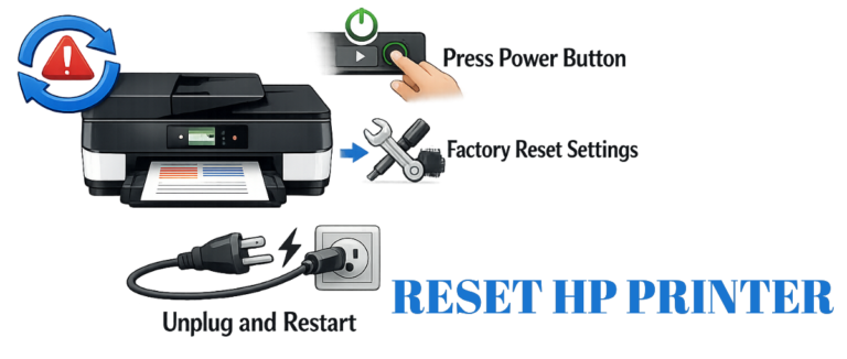 Reset hp printer