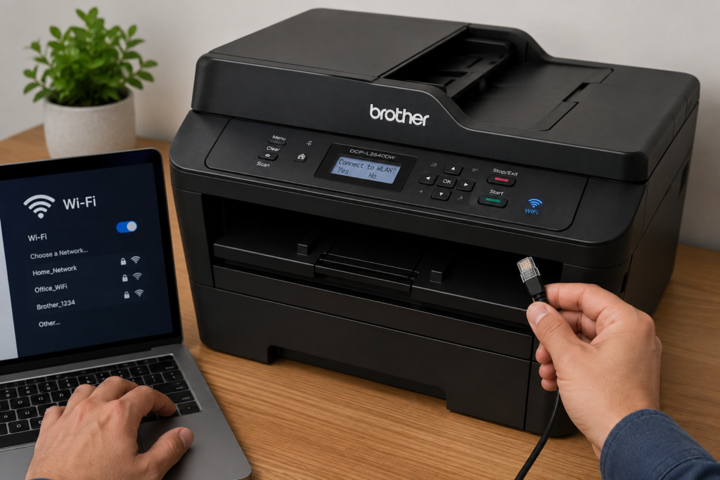 Connect Brother Printer To Wi-Fi Using A Computer