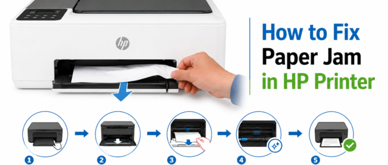 How to Fix Paper Jam in HP Printer